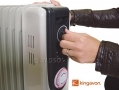 Kingavon Oil Filled 11 Fin 2.5kW Slim line Radiator Heater with 24 Hour Timer OR101 *Out of Stock*