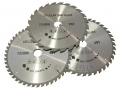 Trade Quality 3pc 235mm TCT Circular Saw Blades with 30mm Bore and Adapter Rings PA025 *Out of Stock*