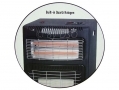 Kingavon 4.2Kw Portable Gas Cabinet Heater with 1Kw Halogen Heater PG151 *Out of Stock*