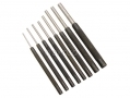 Trade Quality 8Pc Pin Punch Set Hardened Knurled Bodied 2 - 10mm PN140 *Out of Stock*