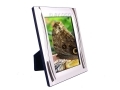 3 1/2 x 5 inch Silver Plated Photo Frame with Wave uare Design PT4635 *Out of Stock*