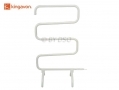 Kingavon Standing S Type Towel Rail with 7\" Drying space White RA209 *OUT OF STOCK*