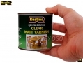 RUSTINS Professional Trade Quality Hardware Quick Dry Interior Varnish Matt Clear 250ml RSAVMC250 *Out of Stock*