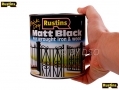 RUSTINS Professional Trade Quality Hardware Black Matt 1Litre RSBLAM1000 *Out of Stock*