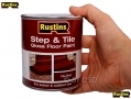 RUSTINS Professional Trade Quality Hardware Step and Tile Red 500ml RSSTRD500 *Out of Stock*