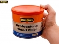 RUSTINS Professional Trade Quality Hardware Professional Wood Filler Natural 500g RSWOPN500 *Out of Stock*