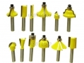 Precision Engineered 12 Piece 1/4\" inch TCT Tipped Router Bit Set RT003 *Out of Stock*