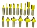 Precision Engineered 15 Piece TCT Tipped Router Bit Set RT005 *Out of Stock*