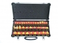 Carpenter Quality 35 pce 1/4\" Sealed Bearings Router Bit Set in Aluminimn Case RT006 *Out of Stock*