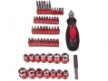 57 Piece Ratchet Screwdriver with Bits and Socket Set SD102 *Out of Stock*