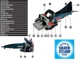 Silverline 900w 240v with Fine Adjustment Biscuit Jointer 0-135 degrees Sizes 0, 10, 20 12000rpm SIL128999 *Out of Stock*