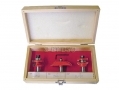 Silverline Professional 3 Piece 1/2" TCT Panel Door Router Bit Set SIL793749 *Out of Stock*