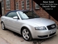 2004 Audi A4 Convertible B6 1.8 T Sport Cabriolet 2dr Silver Leather 72,000 miles Excellent FSH AO04UHN  *Out of Stock*