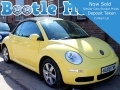 2008 VW Beetle Convertible 1.6 Luna Yellow with Black Hood Full Service History 78,000 Miles KU08FNE