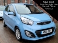 2011 Kia Picanto 2 1.25 Automatic 5 Door Blue AC 21,000 miles FSH HN61GXV  *Out of Stock*