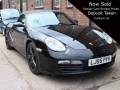 2005 Porsche Boxster S Convertible 3.2 987 S Manual 6 Speed Black with Black Leather 2 Owners 74,511 miles FSH LJ55PYV