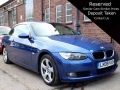 2008 BMW 320I 2.0i SE Convertible Automatic Blue Ivory Leather Seats Petrol 1 Owner FSK 83,000 LM08KXH