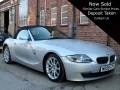 2008 BMW Z4 2.0 i SE Roadster 2dr Silver with Black Hood Alloys Full Black Leather AC 78,000 Miles FSH MD08FZY