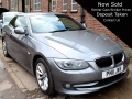 2011 BMW 320i Convertible Grey Manual 6 Speed Black Leather Great Spec 34,000 miles FSH PN11JWV  *Out of Stock*