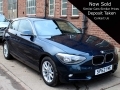 2012 BMW 116i Auto ES Sports Hatch 3dr Blue 14,750 Miles 2 Owners Full History SP62YMC  *Out of Stock*