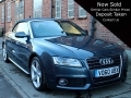 2010 AUDI A5 Cabriolet 2.0T FSI S Line Black Leather Manual Grey 51,000 miles FASH VO60UBX  *Out of Stock*