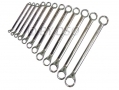 Trade Quality Heavy Duty 12 Piece Double Hex Swan Neck Ring Spanner Set 6-32mm SP024 *Out of Stock*