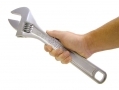 15" Satin Finish Drop Forged Steel Adjustable Spanner SP054 *Out of Stock*
