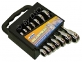 Geartech 7 Pc Stubby 72 Teeth Chrome Vanadium Ratchet Spanner Set 10 - 19mm SP078