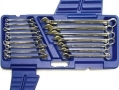 16 Piece Extra Long Combination Spanner Set 10 - 32 mm Case Damaged and Rust Spots on Spanners 28 mm Missing SP112-RTN2 (DO NOT LIST) *Out of Stock*