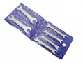 Professional Precision Made 6pc BA Chrome Vanadium Spanner Set in Pouch 0 - 11OBA SP146 *Out of Stock*