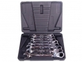 8pc Flexi-Head Socket/Open End AF Spanner Set in Blown Case SP153 *Out of Stock*