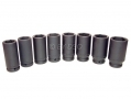 Trade Quality 8 Piece Shallow  3/4\" Impact Sockets with Posi Drive SS130 *Out of Stock*