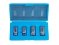 Trade Quality 4PC Stud Extractor Socket Set Concentric Roller Bearing 1/2\" and 3/8\" Drive SS292 *Out of Stock*