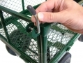 Green Blade Large 4 Wheel Garden Cart Trolley with Fold Down Sides ST300 *Out of Stock*