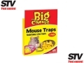 THE BIG CHEESE Professional Strength Baited Ready To Use Traditional style Mouse Trap - Twin Pack STV100 *Out of Stock*