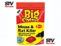 THE BIG CHEESE Mouse and Rat Killer For Home and Garden 6 Sachets STV122 *Out of Stock*
