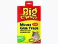 THE BIG CHEESE Mouse Glue Traps Super Strong Pack of Two STV182 *Out of Stock*