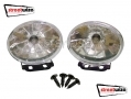 Streetwize 12V 3.5" x 2.5" Clear Halogen Lamps SWDL5
