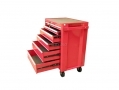 Trade Quality 6 Drawer Heavy Duty Double Roller Bearing Tool Cabinet with Wheels TB061 *Out of Stock*