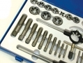 Industrial Trade Quality Tungsten Steel 45 Piece Metric Tap and Die Engineers Set M6 - M18 TP106 *Out of Stock*