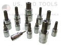 US PRO Professional 13 Pc Torx Tamper Proof Star Bit Set US1119 *OUT OF STOCK*