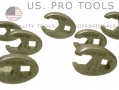 US PRO TOOLS 10 Piece Crowfoot 3/8\" Drive Spanner Socket Wrench Set US1801 *Out of Stock*