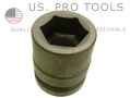 US PRO 5 pc 1 Inch Shallow Impact Sockets Set with Metal Embossed Case US0342 *Out of Stock*