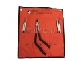 US PRO Professional 3 Piece 11" Long Reach Angled Plier Set in Canvas Case US0614 *OUT OF STOCK*
