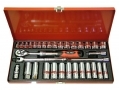 US PRO 33 Piece 3/8" Drive Socket Set Shallow and Deep in Metal Case US1020 *Out of Stock*