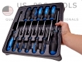 US PRO 12PC Torx Screwdriver Set in Blow Moulded Tray T6 - T45 US1529 *Out of Stock*