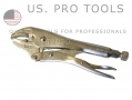 US PRO Professional 10\" Curve Jaw Locking Mole Grip Pliers US1713 *Out of Stock*
