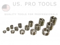 US PRO Professional Trade Quality 131 Piece Metric Thread and Helicoil Repair Kit for M5-M12 US2508 *Out of Stock*