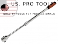 US PRO 1/2 Inch DR Extra Long 72 Tooth Extendable Ratchet 18 to 24 inches US4055 *Out of Stock*