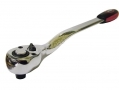 US PRO Professional 1/2" Extra Long Curved Ratchet Handle 72 Teeth 380mm US4070 *Out of Stock*